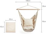 Hanging Chair Outdoor - Beige Garden Swing Seat & Hammock Chair - Image 7