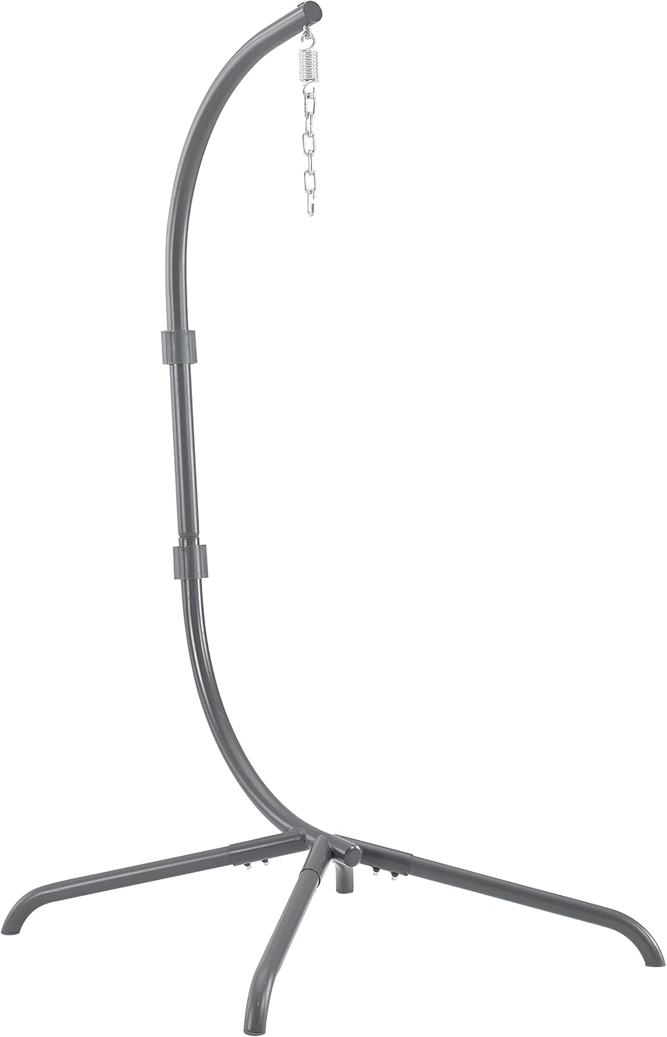 596989b69a1a6554e9df0c336f8ac417.png Lorelei Wicker Hanging Egg Chair with Stand - Indoor/Outdoor, Gray - Image 8