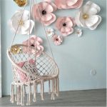 Hanging Chair Indoor/Outdoor Dorm Swing with Woven Tassel Rope, Portable - Image 5