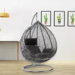 Rattan Egg Chair Swing Outdoor Garden Patio Hanging Wicker Hammock Pod Chair - Image 7